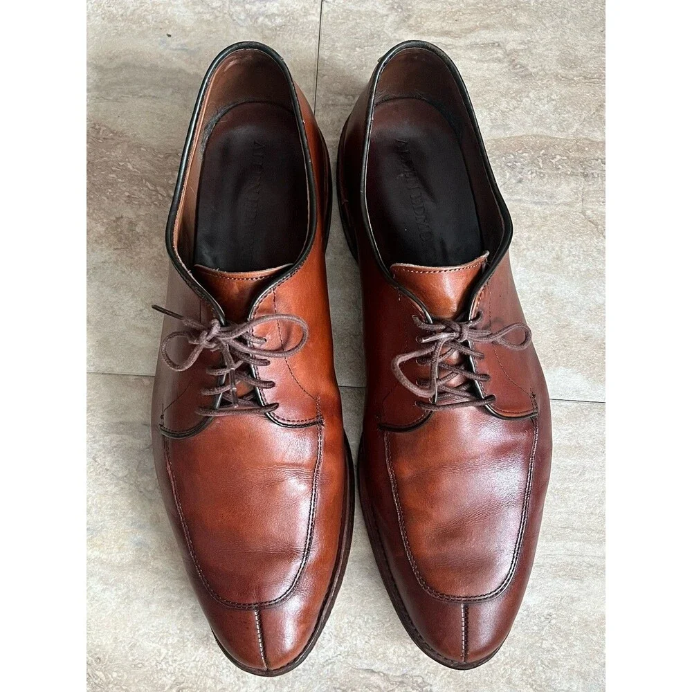 Allen Edmonds Delray Brown Leather Shoes Sz 13